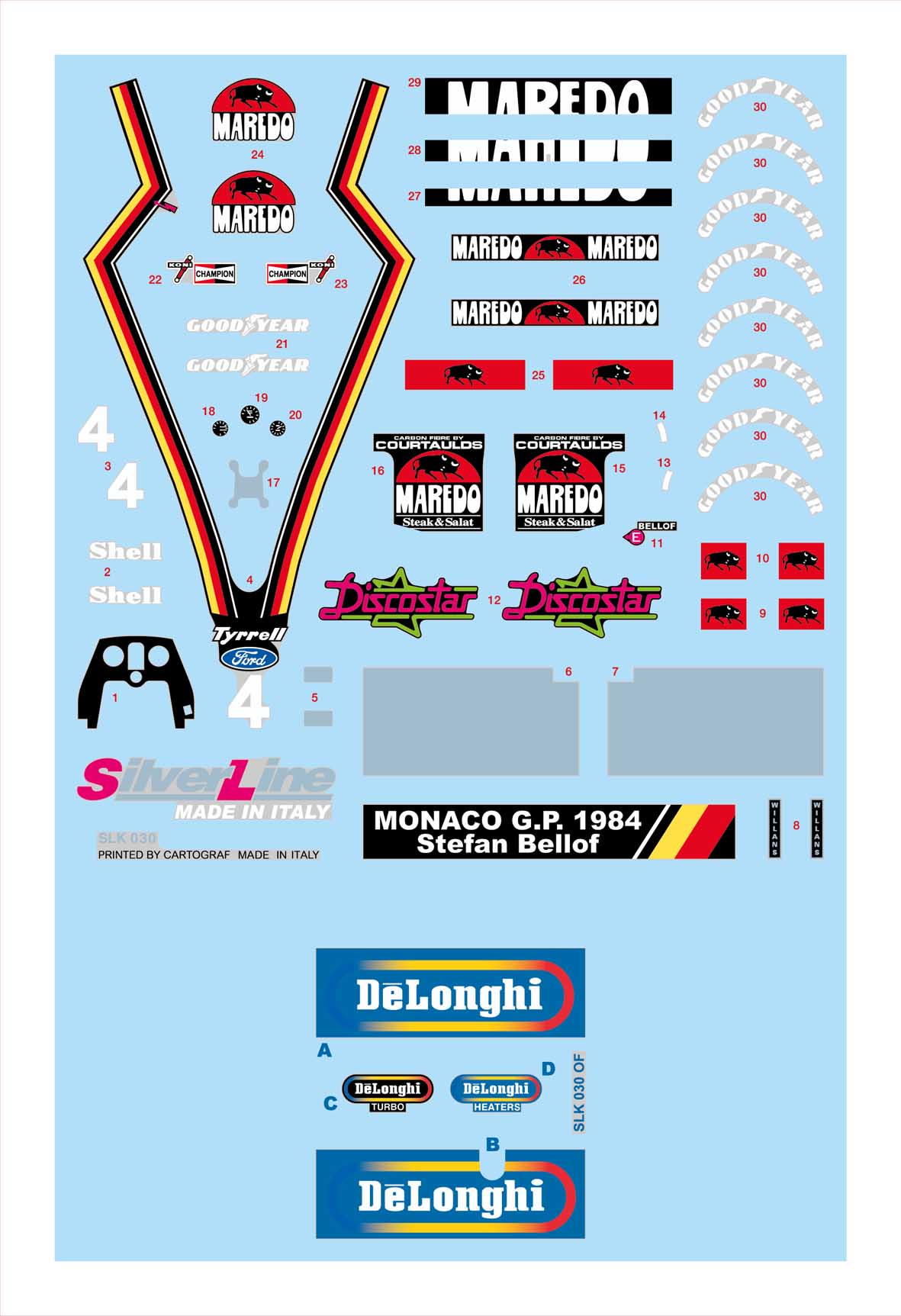 Tameo Kits SLK 030 kit montaggio 1/43 metallo