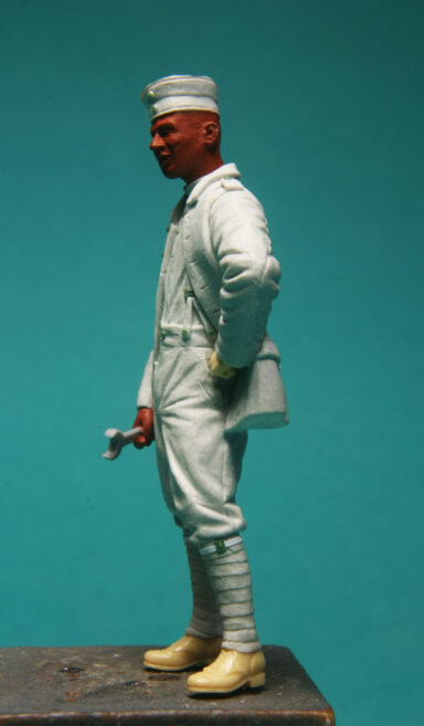 Model Cellar WWI German Aircraft Mechanic figurino meccanico