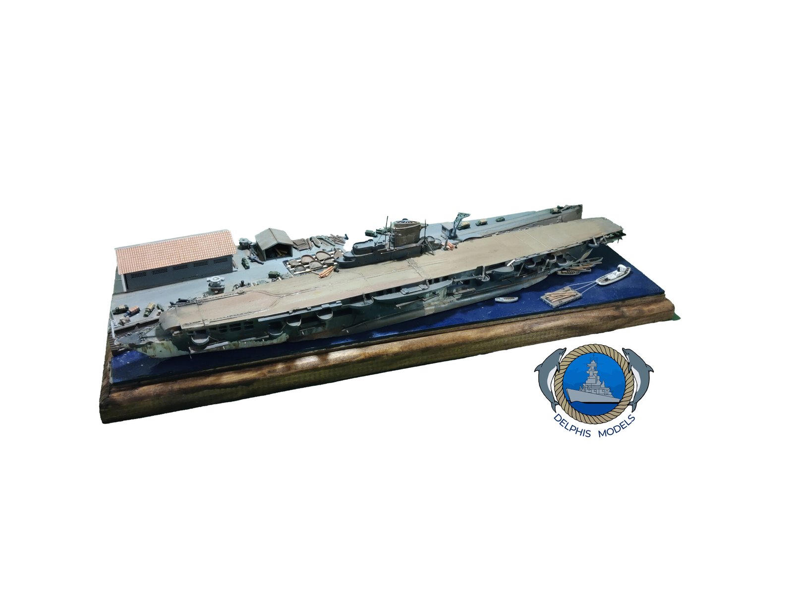 Delphis Models Aquila diorama 1/700 portaerei in costruzione