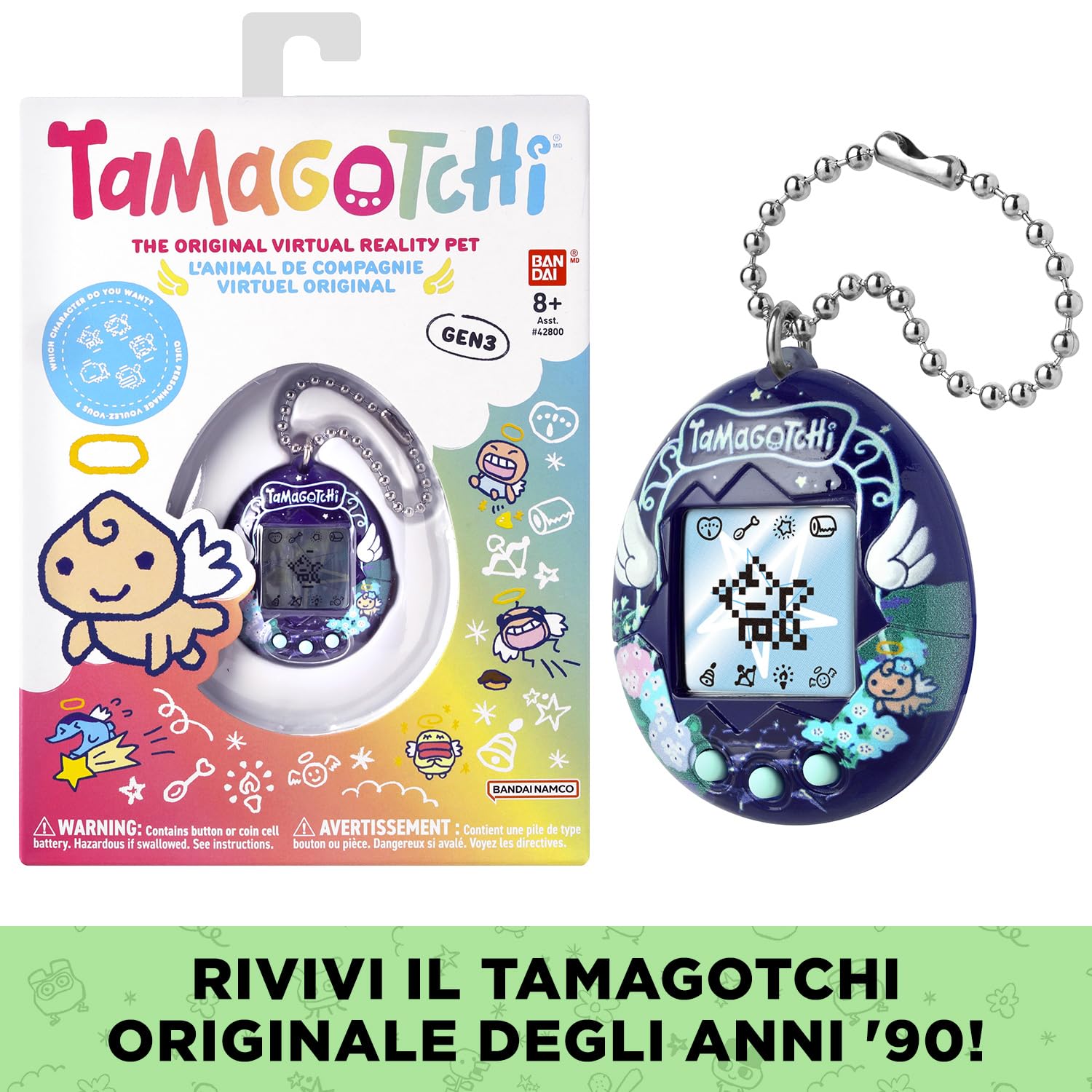 Tamagotchi Originale Angel Night Garden animaletto virtuale