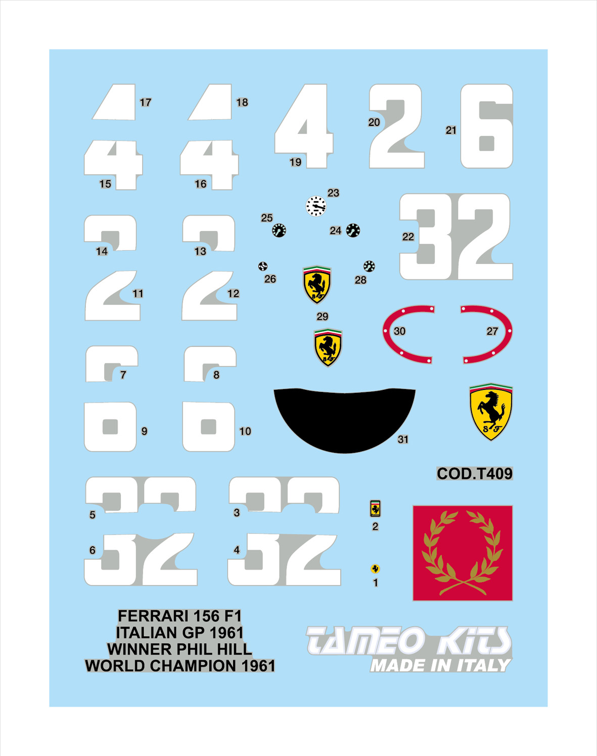 Tameo Kits WCT 61 kit montaggio in metallo