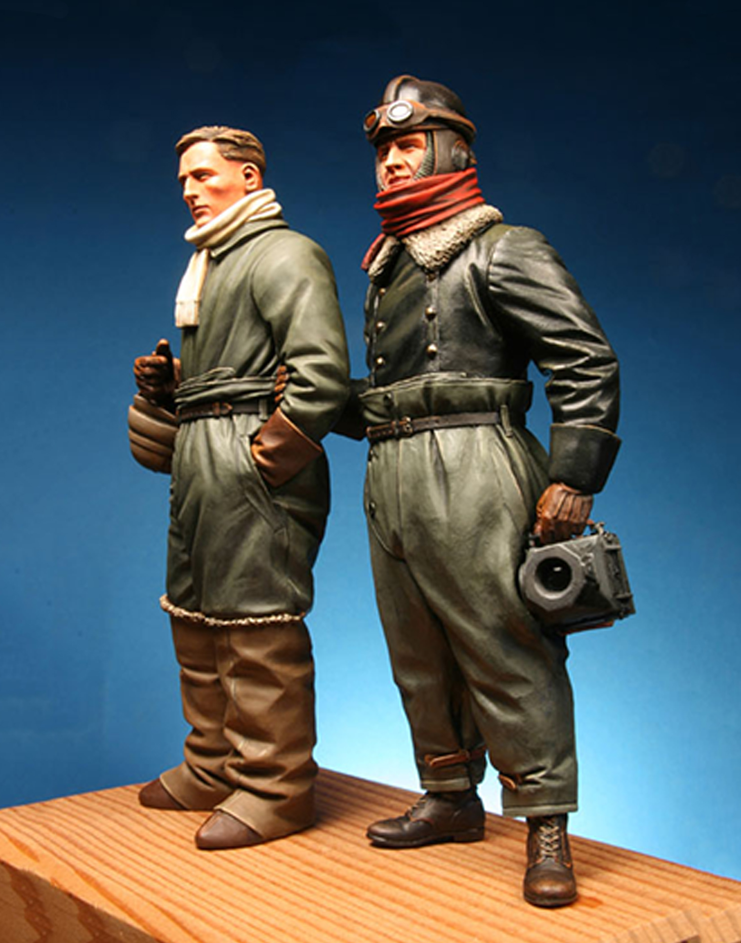 Model Cellar Aviatori Tedeschi Pilot Observer Kit Figure WWI Coppia