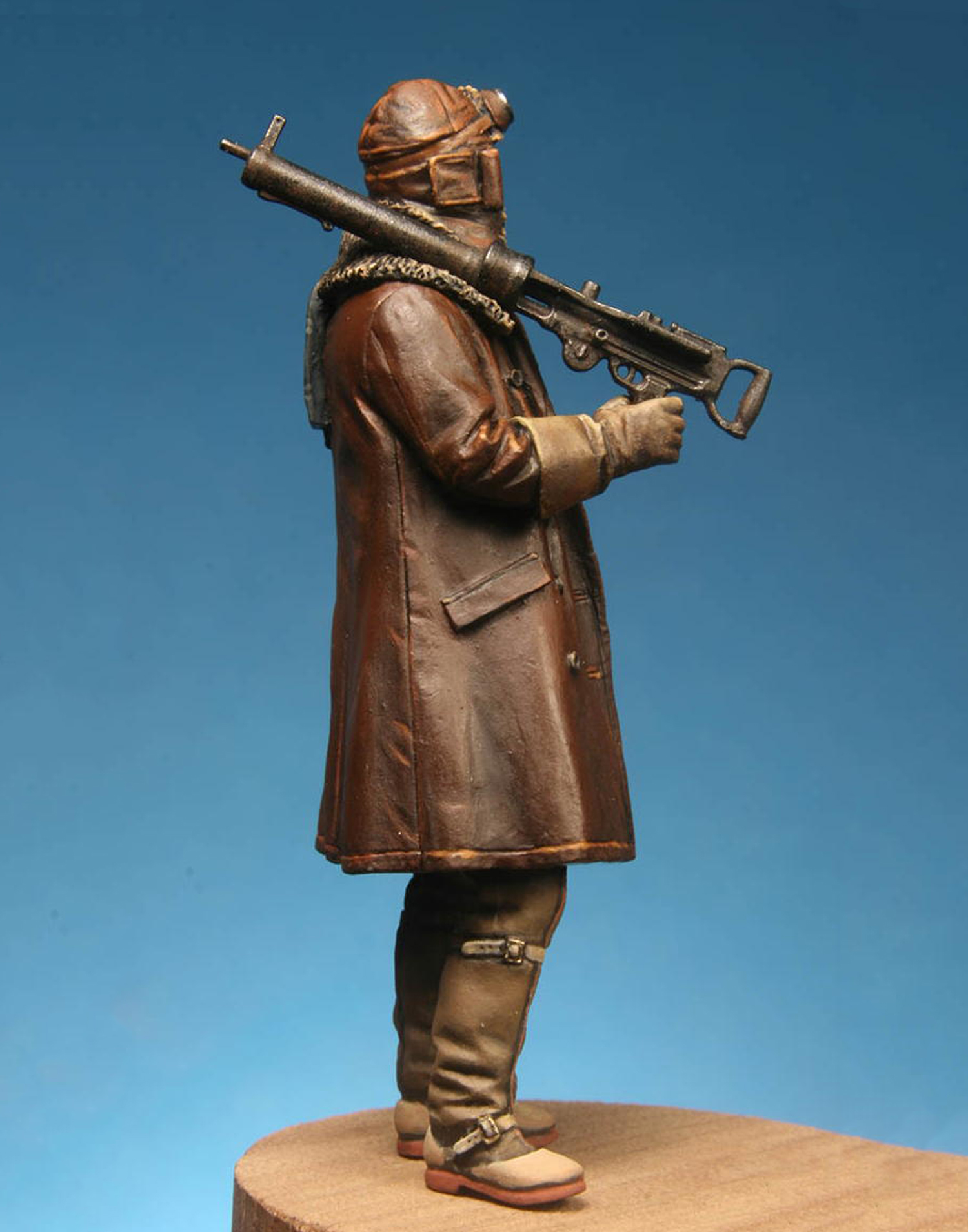Model Cellar RFC Lewis Gunner figurino mitragliere WWI
