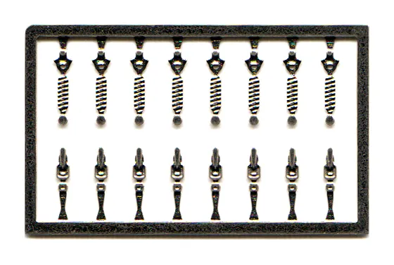 Tameo Kits FT 13 ganci a molla kit dettaglio 16 pezzi anni '50