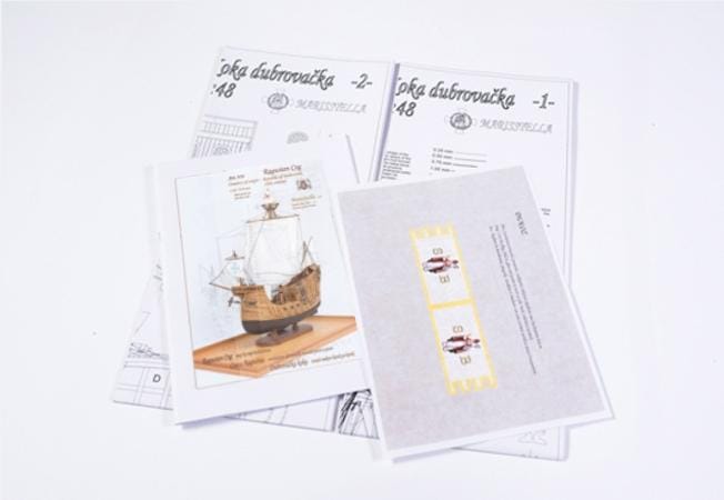 MarisStella Cog Raguseo 1:48 kit nave legno 65 cm