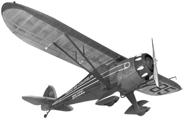 SIG Monocoupe kit elastico 24in balsa con decal