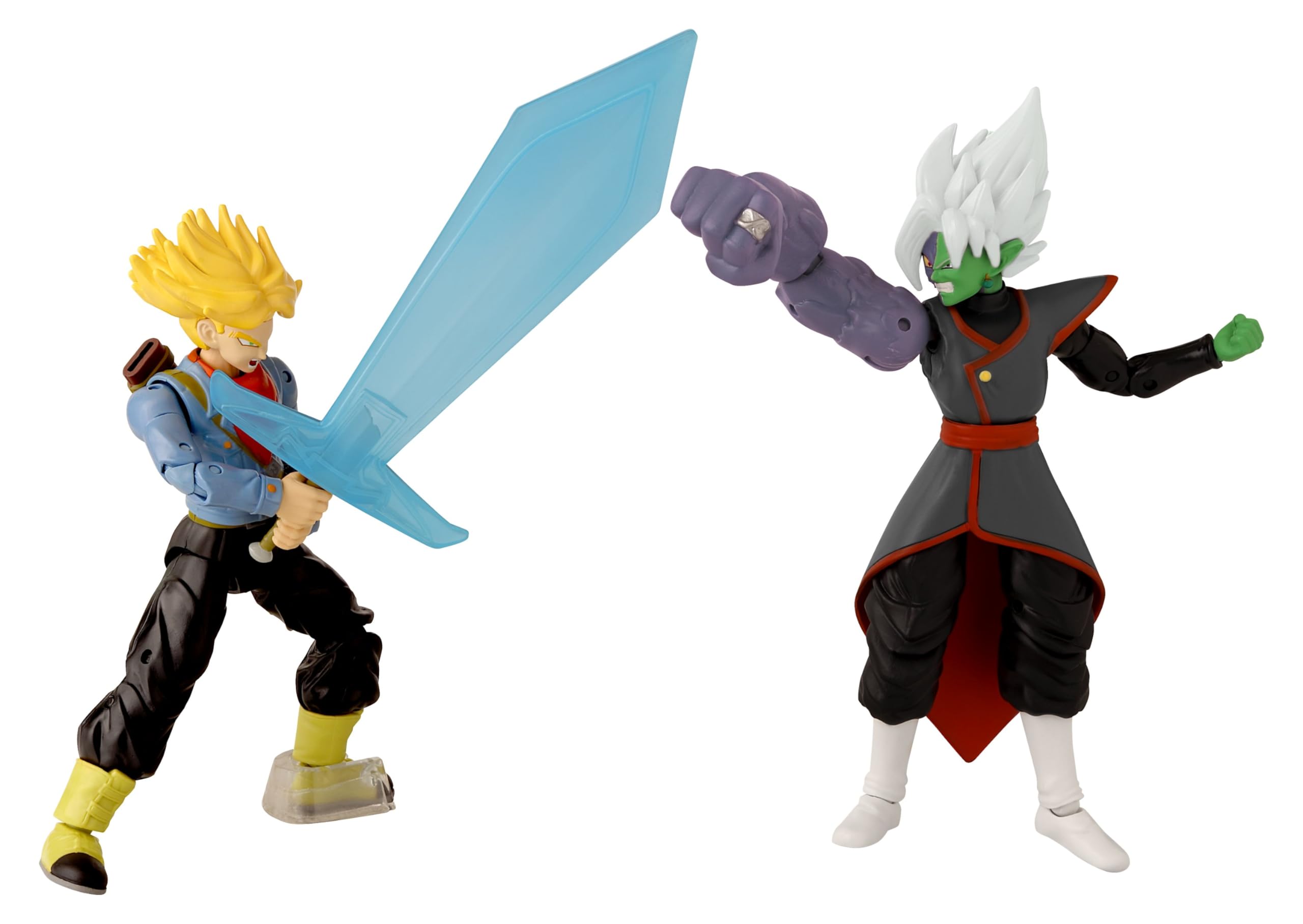 Bandai Dragon Stars Trunks vs Zamasu action figure 17 cm 2 pezzi snodata