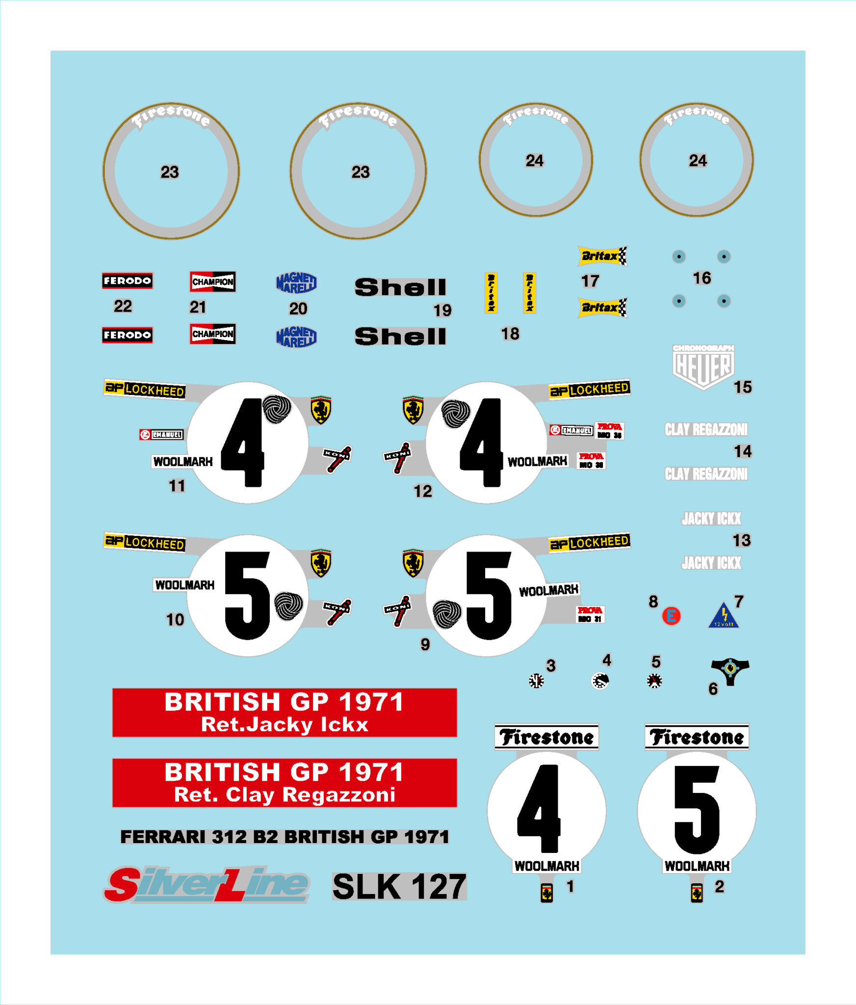 Tameo Kits SLK 127 kit montaggio 1/43