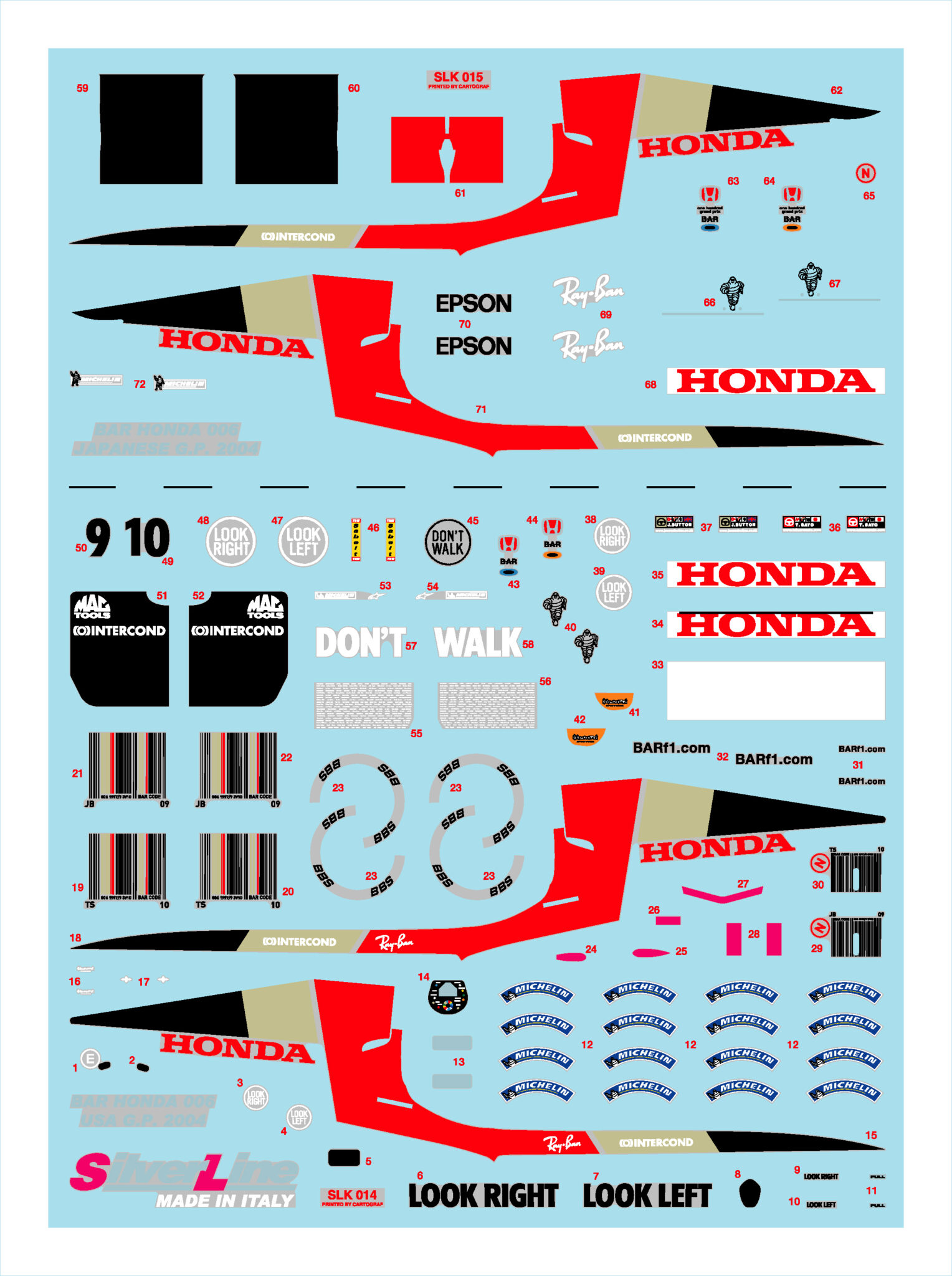 Tameo Kits SLK 015 kit montaggio 1/43 da verniciare