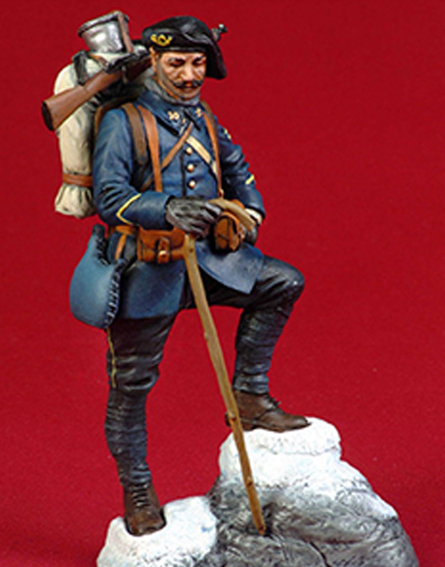 Model Cellar Blue Devil 1916 figurino alpino francese