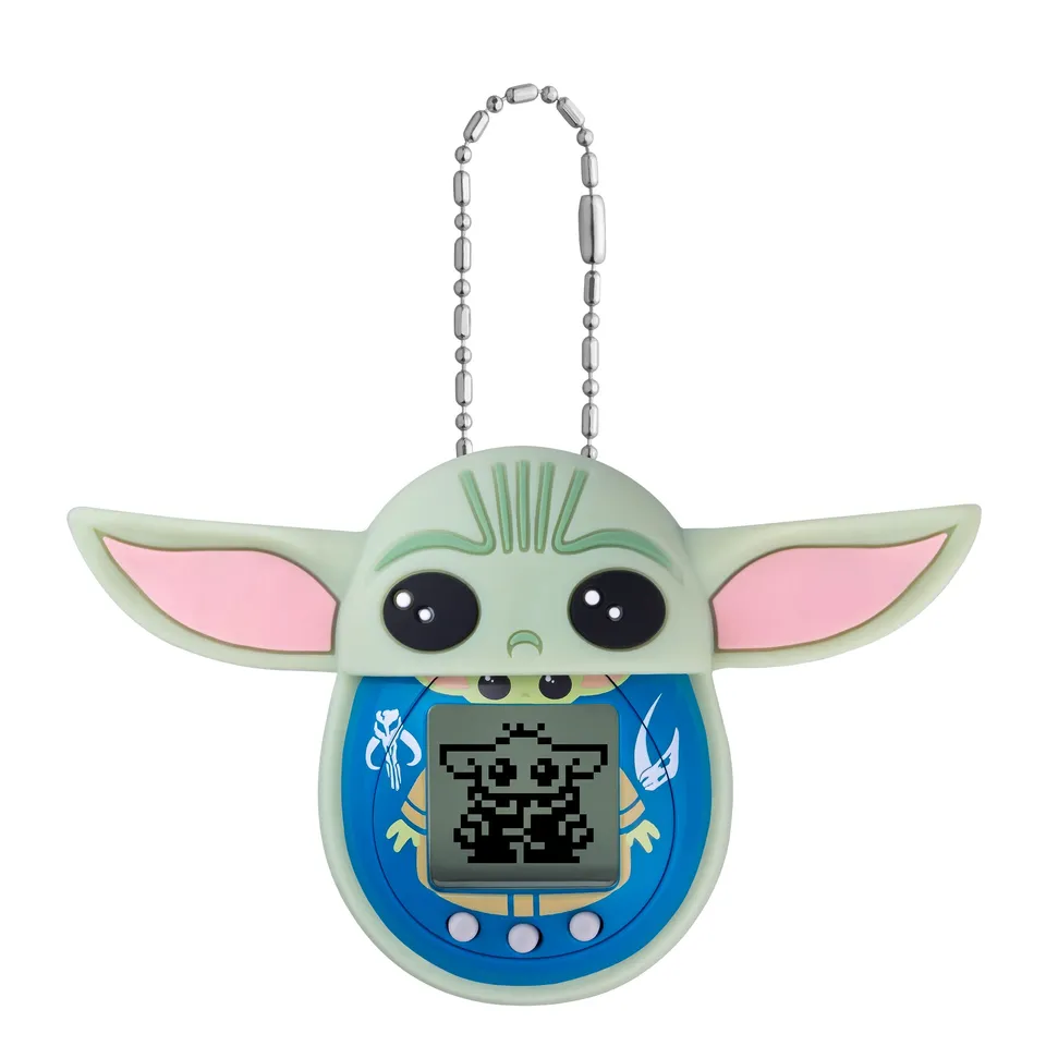 Bandai Tamagotchi Nano Grogu Blu animale virtuale con cover