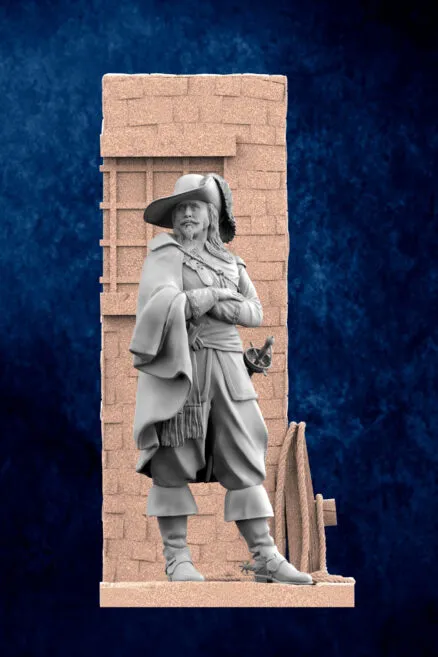 Model Cellar French Nobleman 17th Century modellino nobile