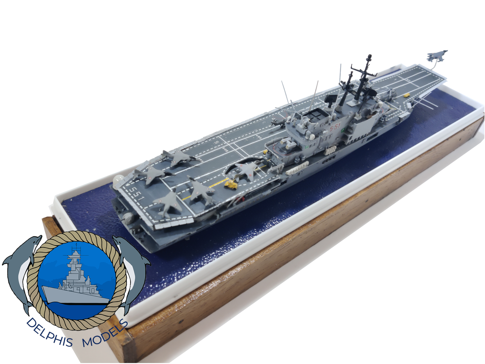 Delphis Models Garibaldi 1/700 modello montato con teca mare