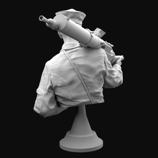 Model Cellar WWI German MG08/15 busto in resina tedesco