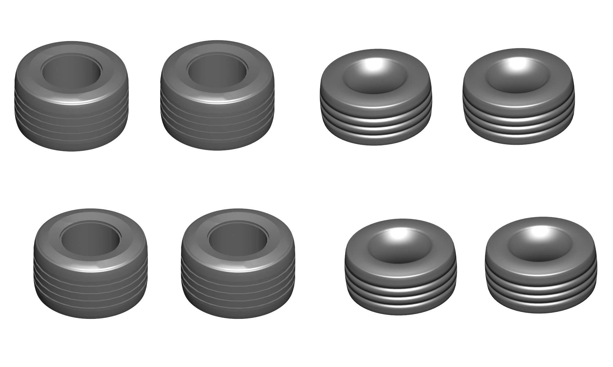 Tameo Kits PWT 23 set gomme rigate 1998