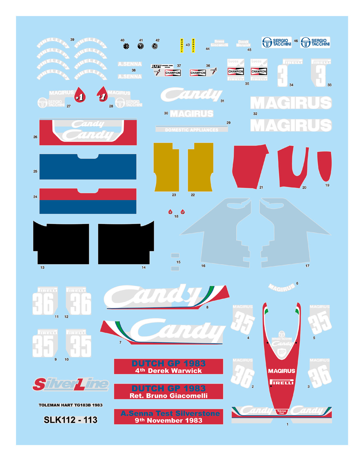 Tameo SLK 113 kit montaggio Silver Line