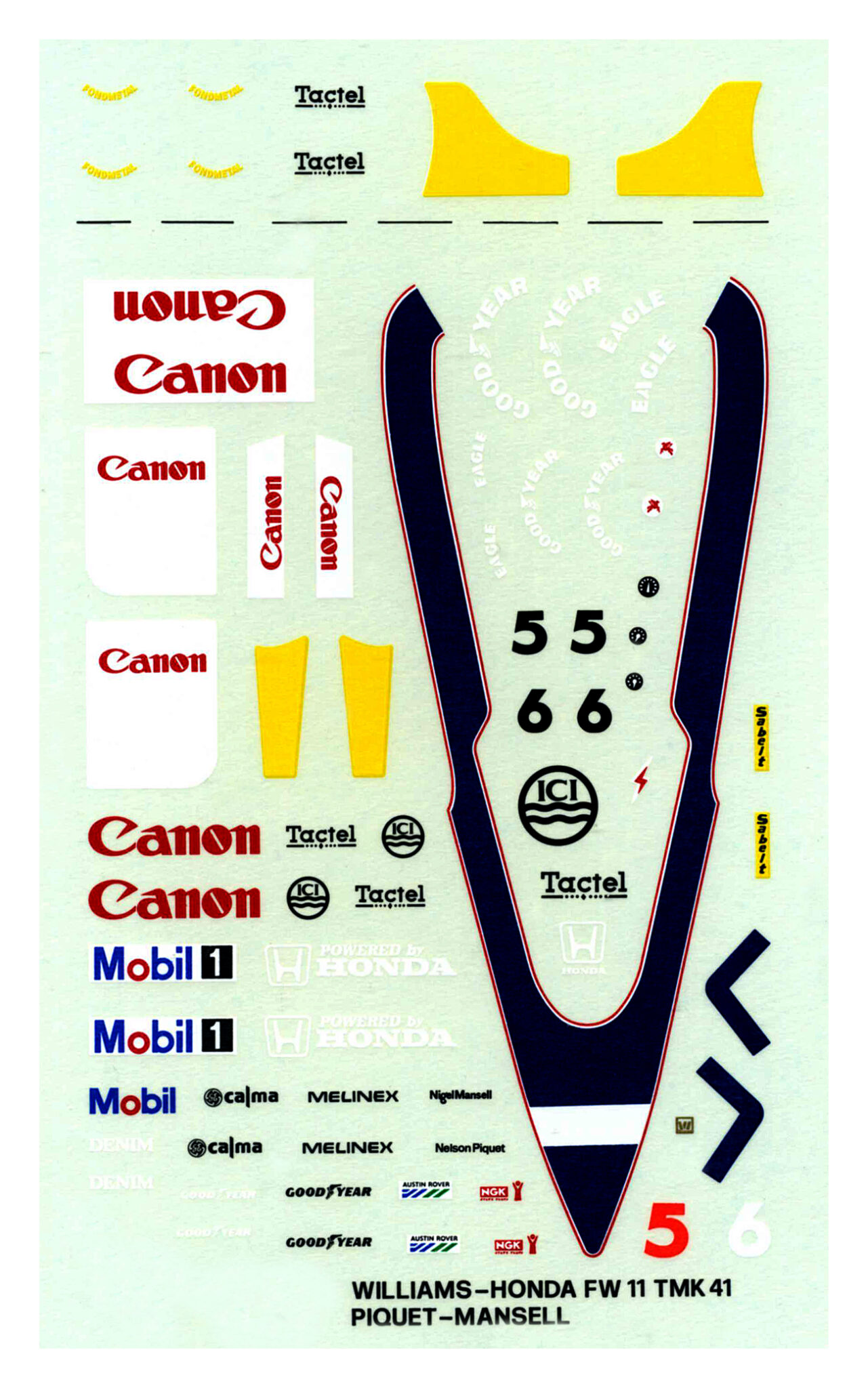 Tameo Kits TMK 049 kit montaggio da verniciare