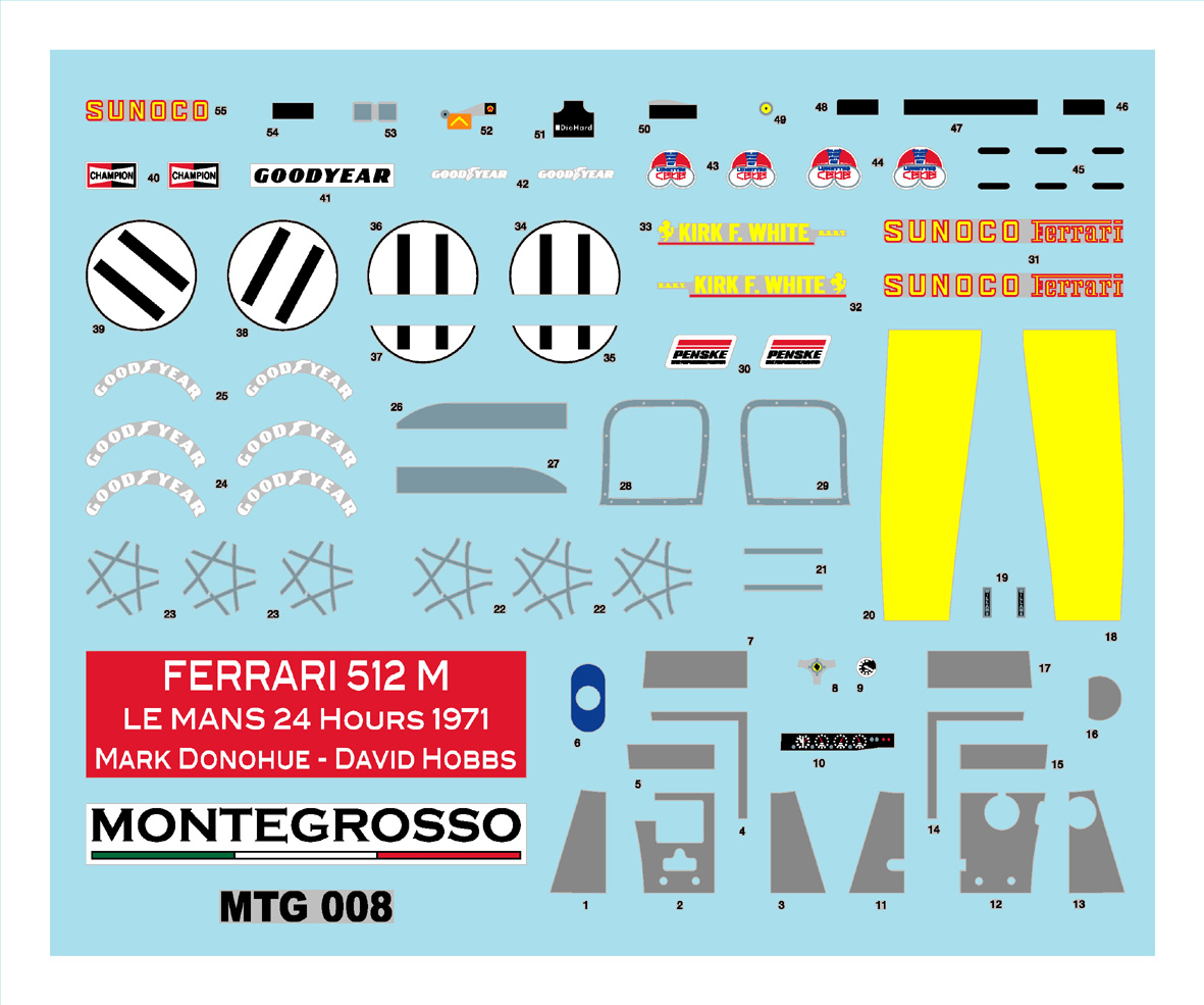 Tameo MTG 008 kit modellino 1/43 in metallo
