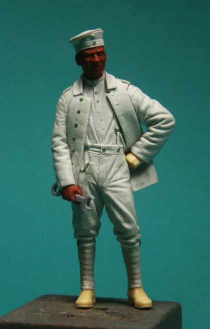 Model Cellar WWI German Aircraft Mechanic figurino meccanico