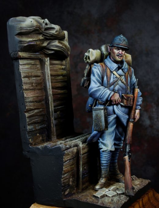Model Cellar WWI French Poilu 1916 modellino fante francese