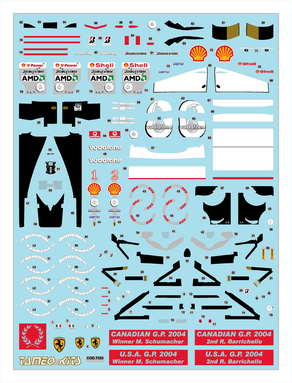 Tameo TMK 345 kit montaggio 1/43 metallo