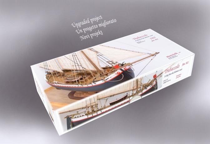 MarisStella Trabaccolo 1:32 kit nave legno interni arredati