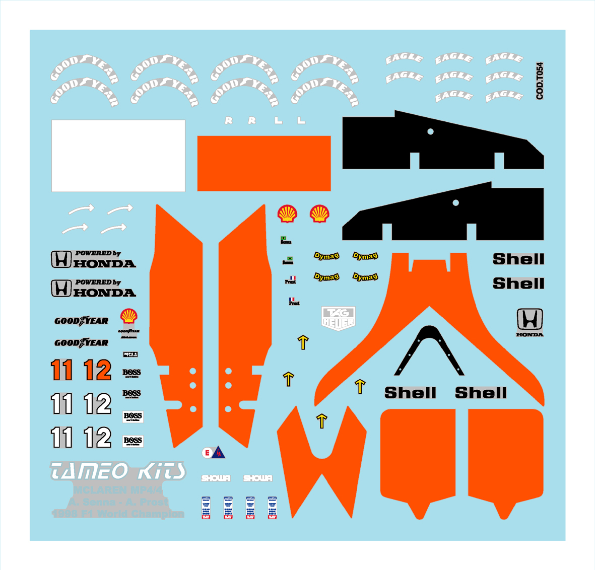 Tameo Kits TMK 364 kit auto 1/43 metallo