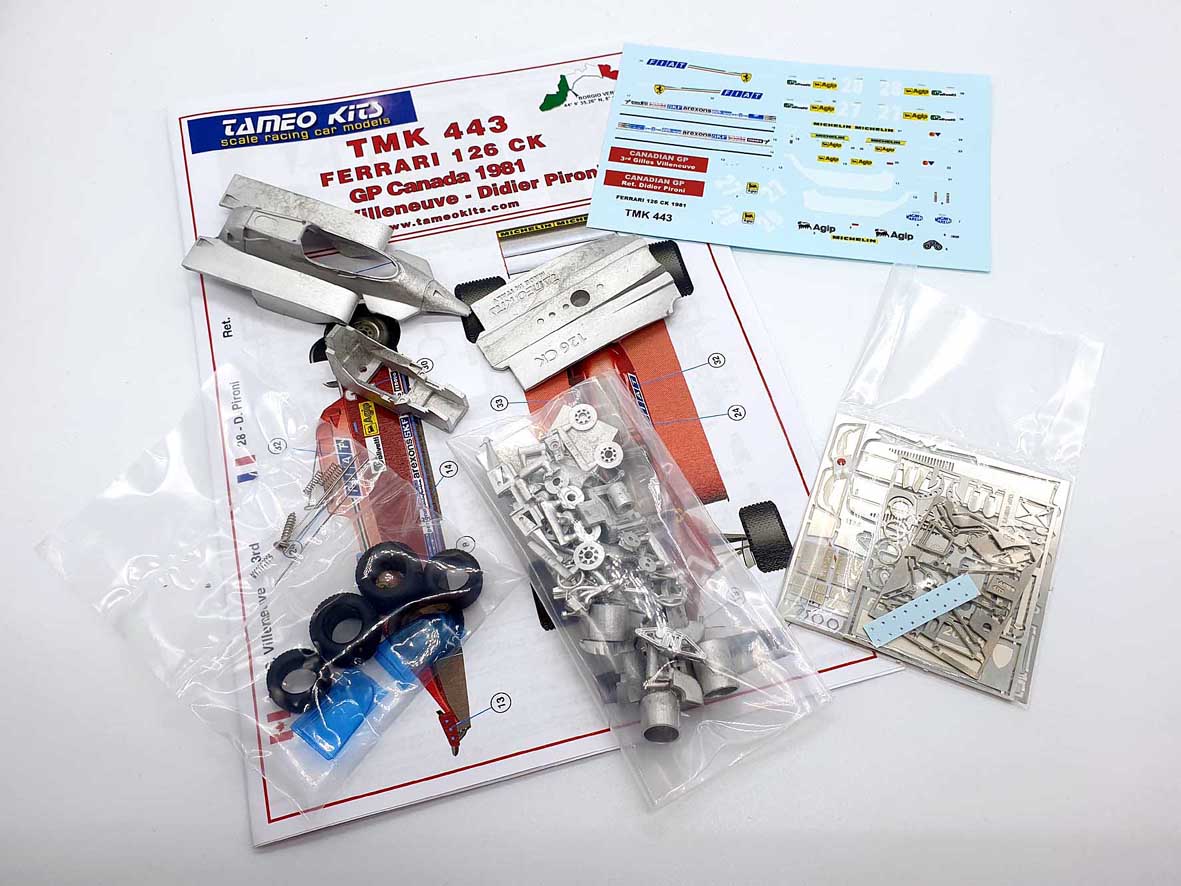 Tameo TMK 443 kit montaggio 1/43 da verniciare