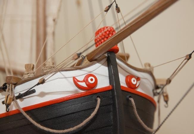 MarisStella Trabaccolo 1:32 kit nave legno interni arredati