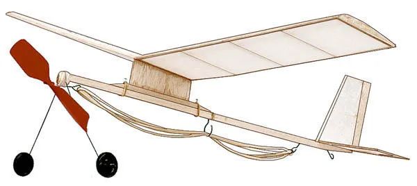 SIG Cub kit volo libero balsa 597 mm
