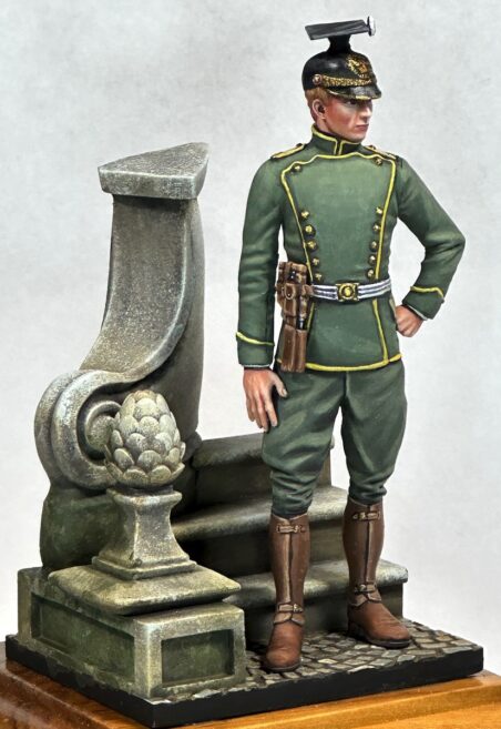 Model Cellar WWI German Uhlan figurino in resina