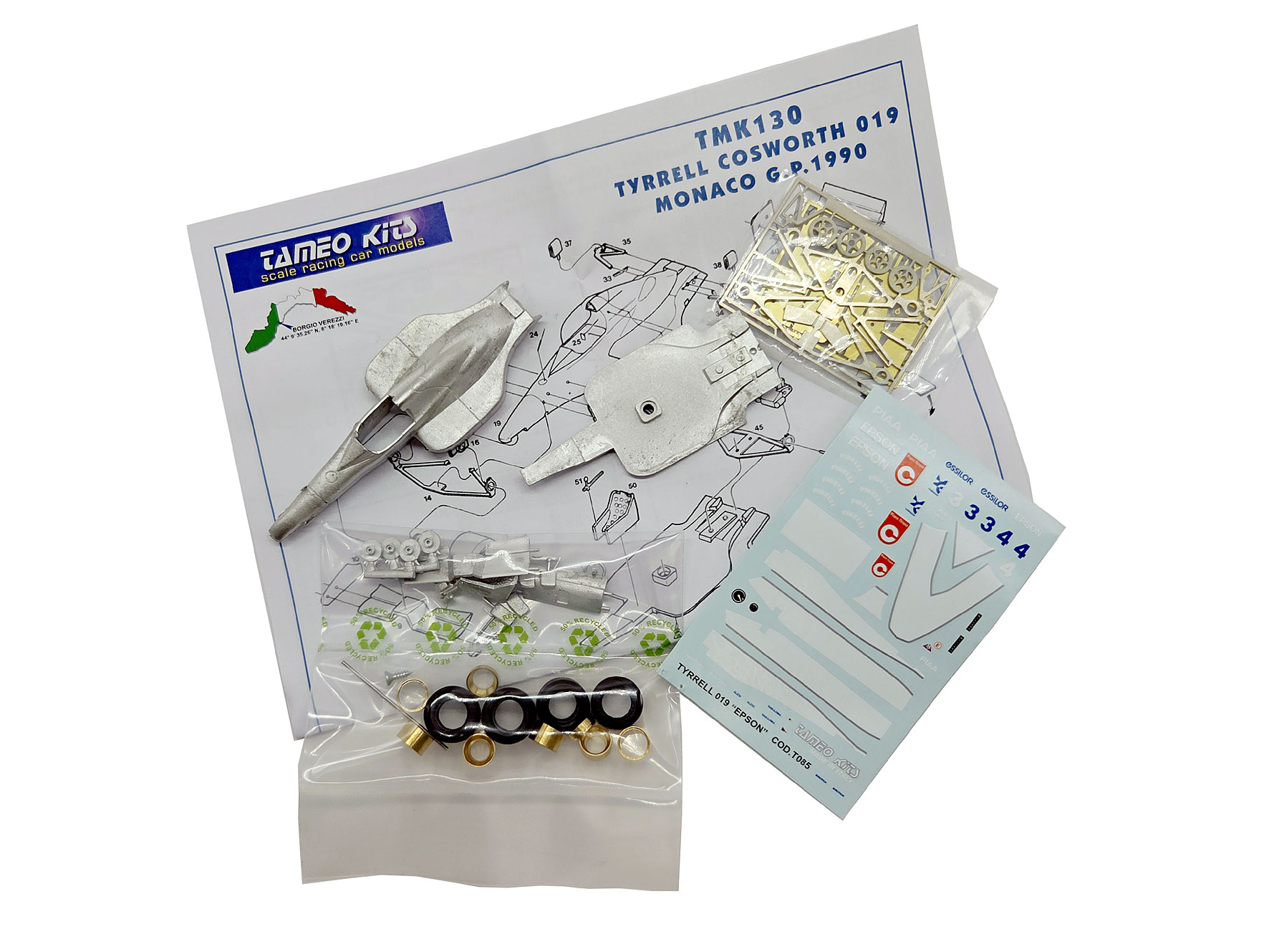 Tameo Kits TMK 130 kit modello 1/43 da montare