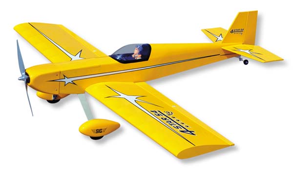 SIG Four-Star 54 EG aereo RC ARF rosso elettrico