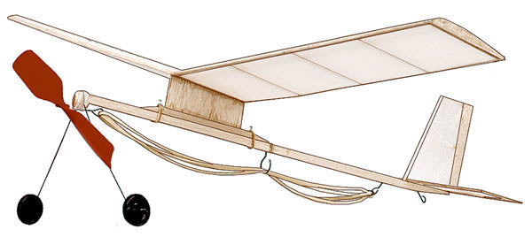 SIG Cub kit volo libero balsa 597 mm