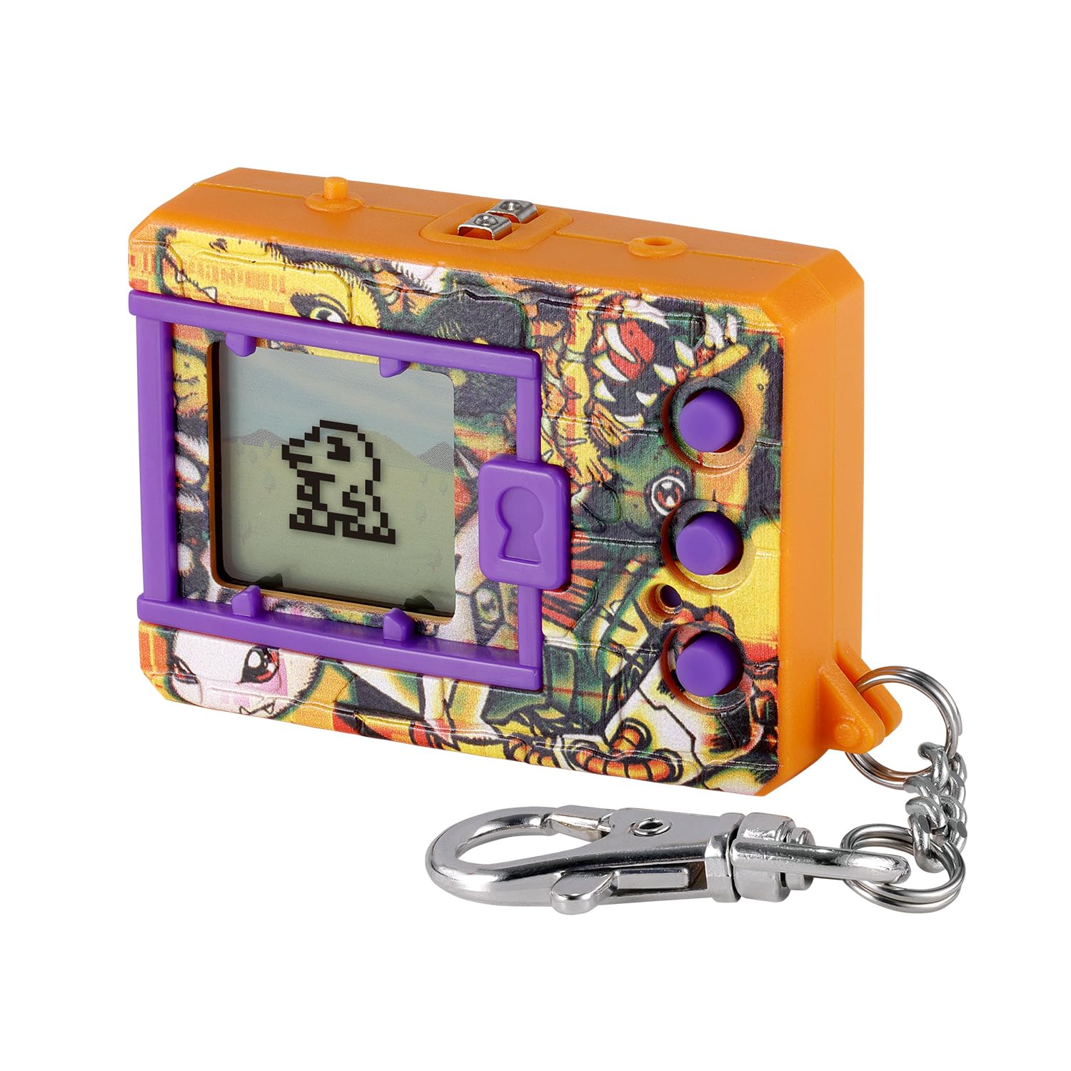 Bandai Digimon Agumon Digivolution animale virtuale arancione
