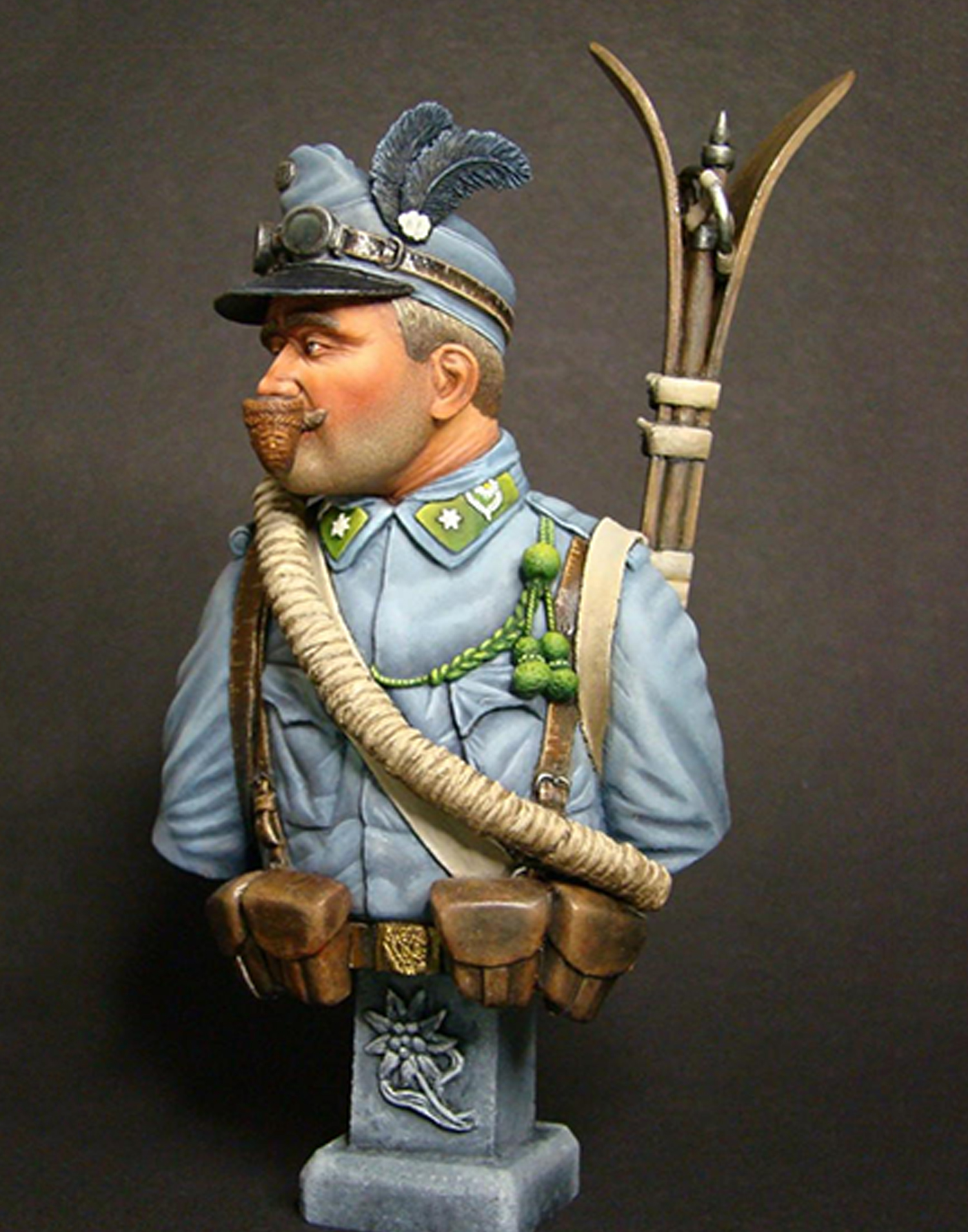 Model Cellar WWI Austro-Hungarian Alpine Ski Trooper figurino