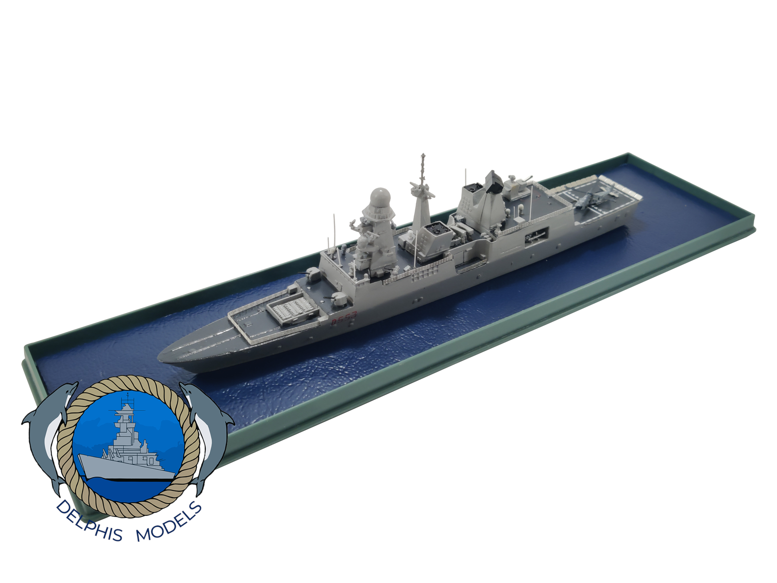 Delphis Models Andrea Doria D553 Orizzonte modello montato Marina Militare