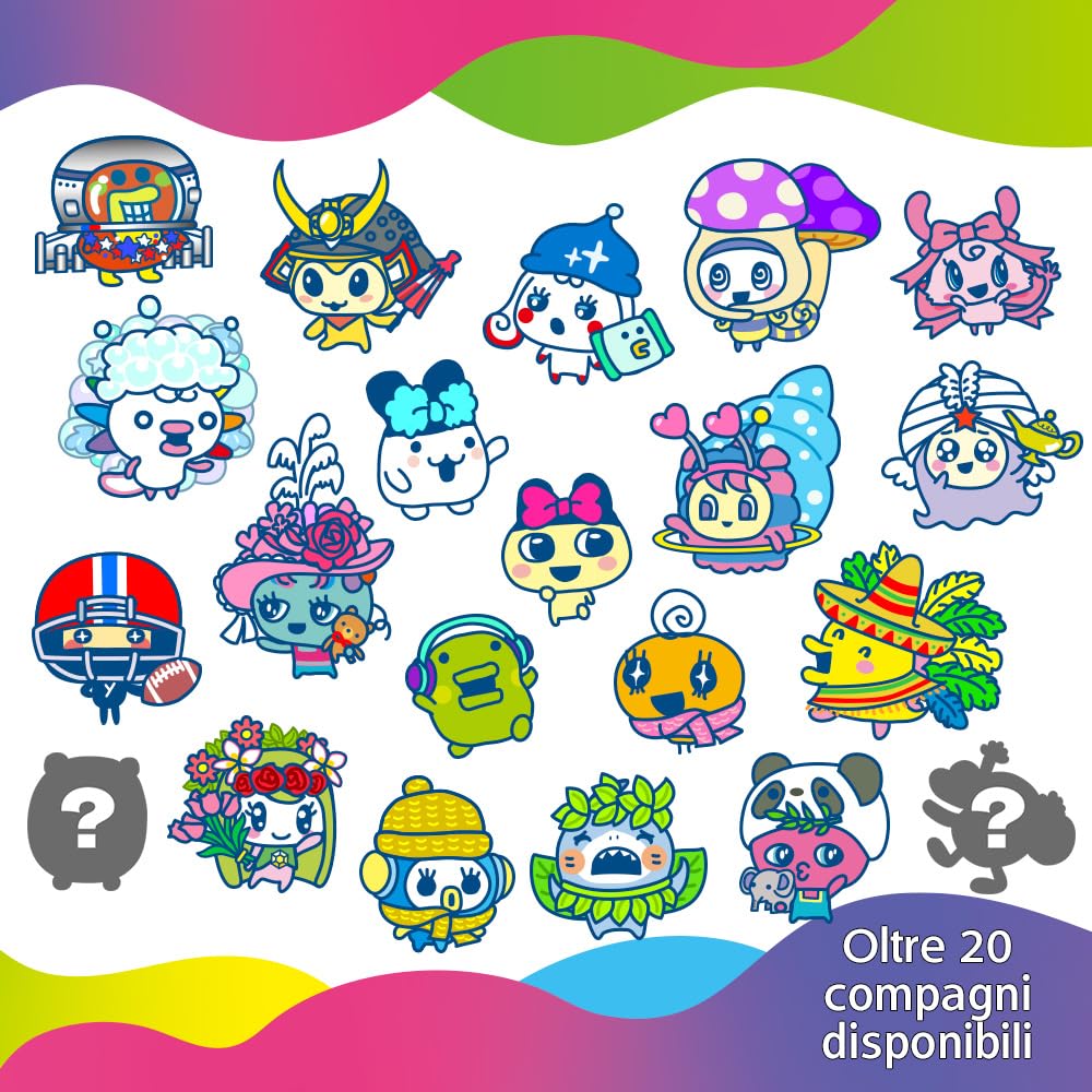 Tamagotchi Uni 43352 animale virtuale viola WiFi con cinturino
