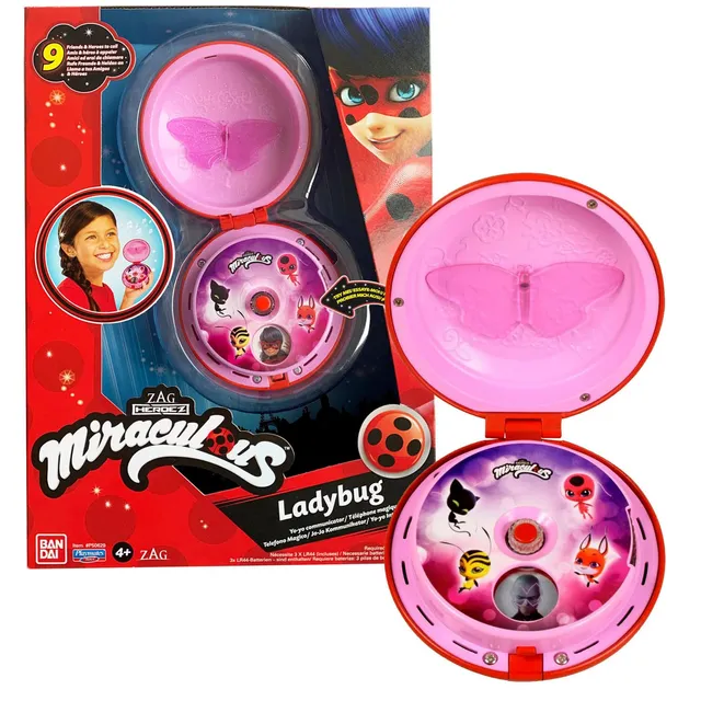 Bandai Miraculous Telefono magico Ladybug giocattolo sonoro tedesco