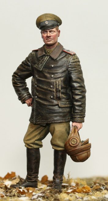 Model Cellar WWI Russian Pilot busto in resina