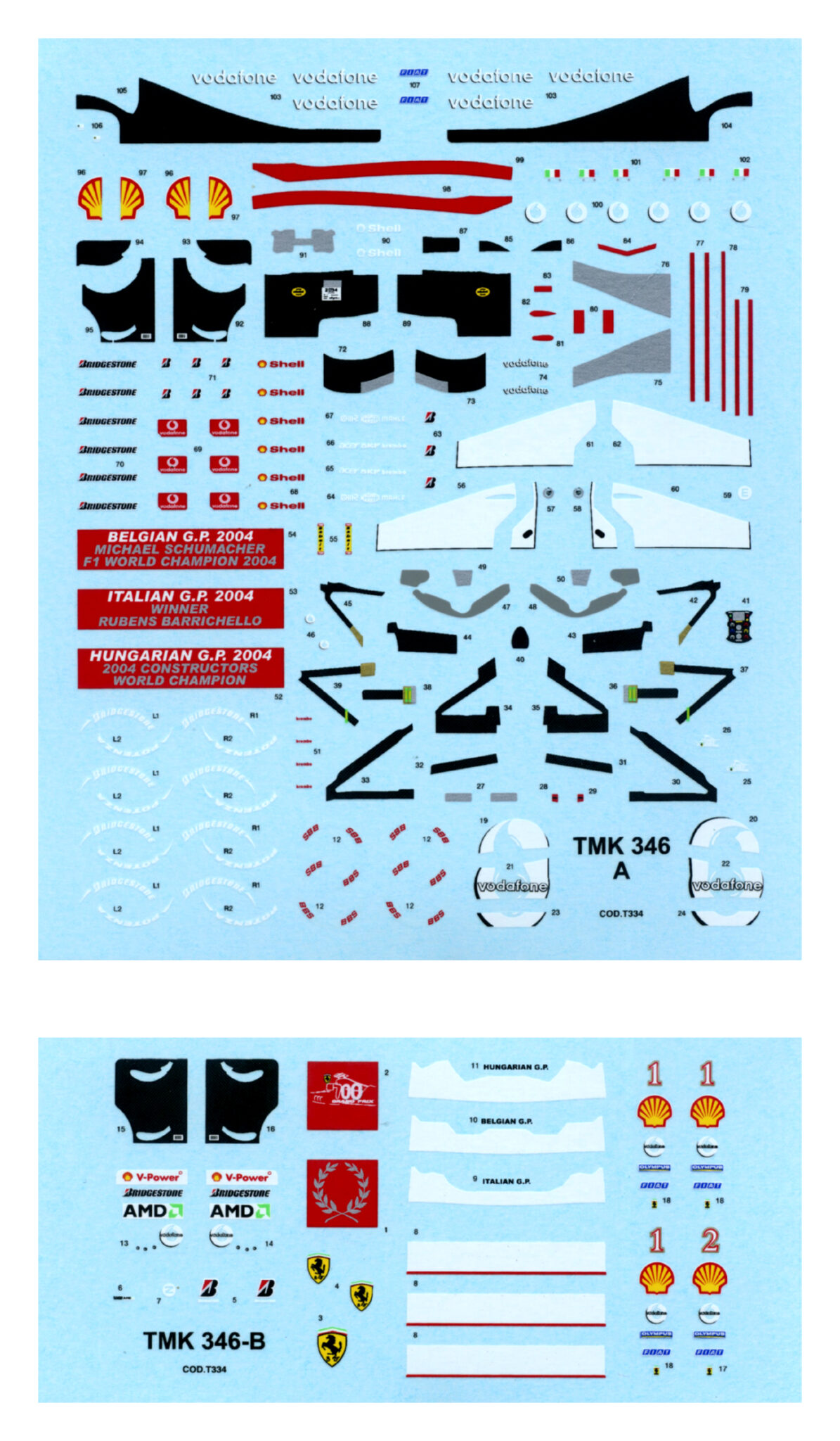 Tameo Kits TMK 346 kit montaggio 1/43 metallo