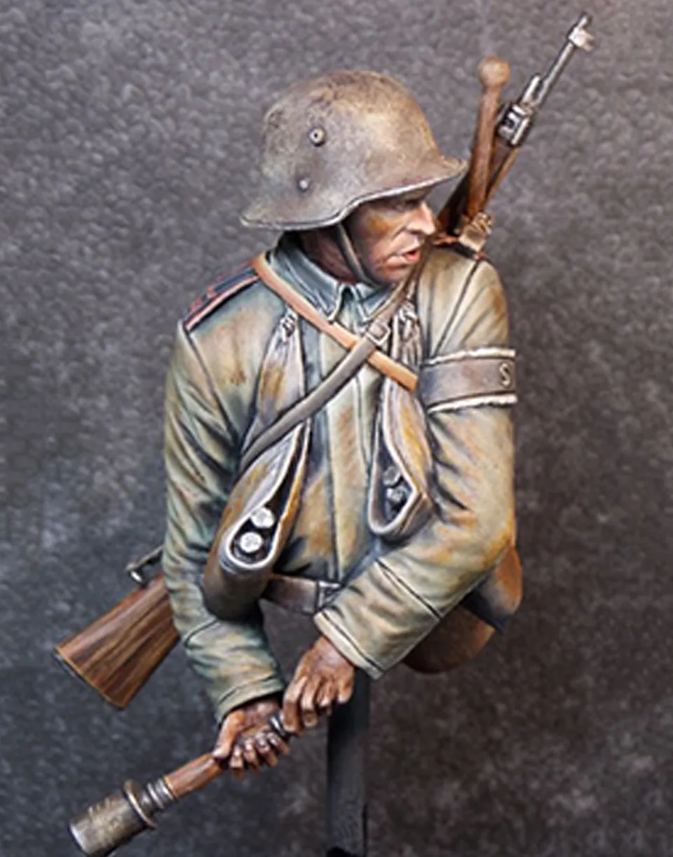 Model Cellar WWI German Trench Raider figurino Prima Guerra Mondiale