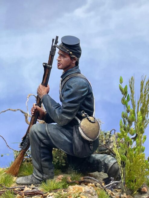 Model Cellar Union Infantryman busto Gettysburg 1863
