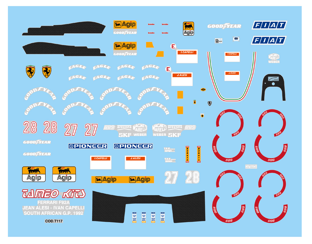 Tameo Kits TMK 152 kit auto 1/43 da montare
