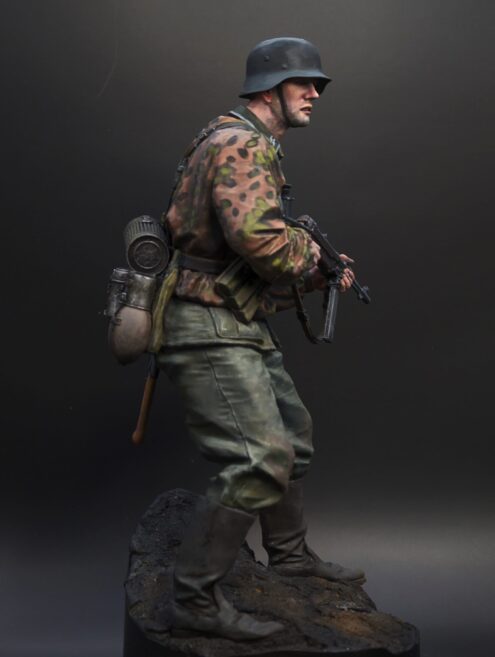 Model Cellar SS Squad Leader figurino 120mm Russia 1941