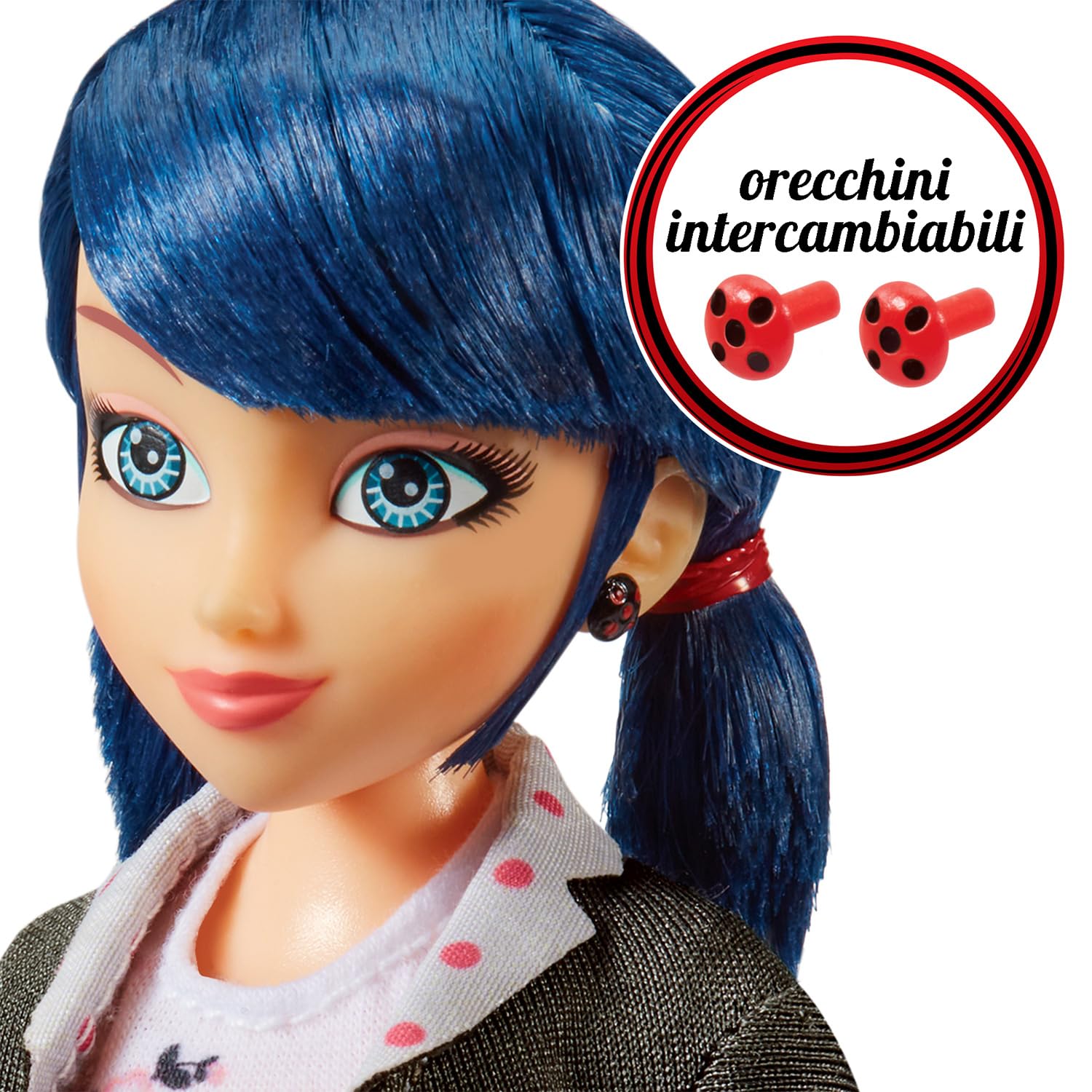 Bandai Miraculous Marinette Ladybug bambola 26 cm 2 outfit articolata