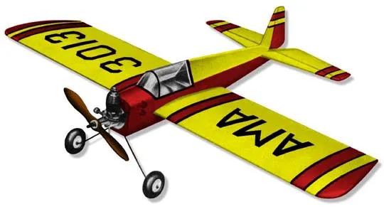 SIG Berkeley Mini-Zilch kit aereo volo vincolato balsa