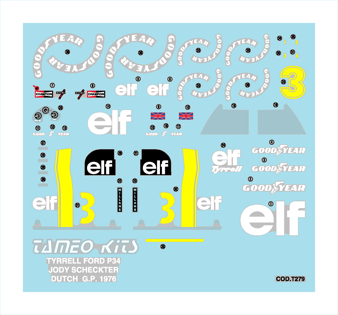 Tameo Kits TMK 299 kit auto 1/43 metallo