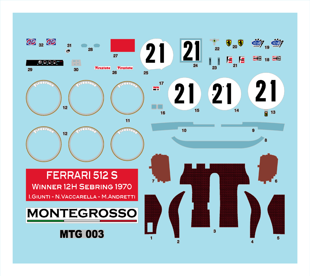 Tameo Kits MTG 003 kit scala 1/43 in metallo