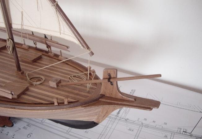 MarisStella Trajta Korcula kit modello barca 1:20 da pesca